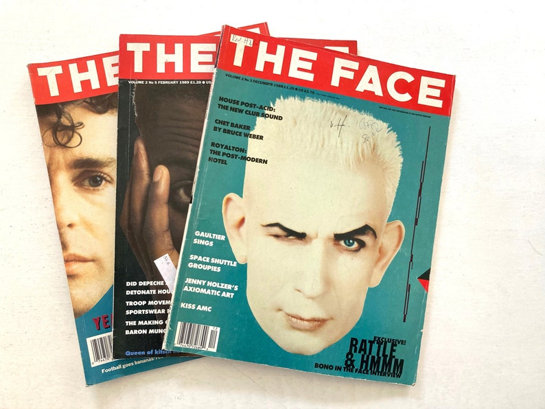 The Face Magazine, 3 Ausgaben 1988/89 Bild 1