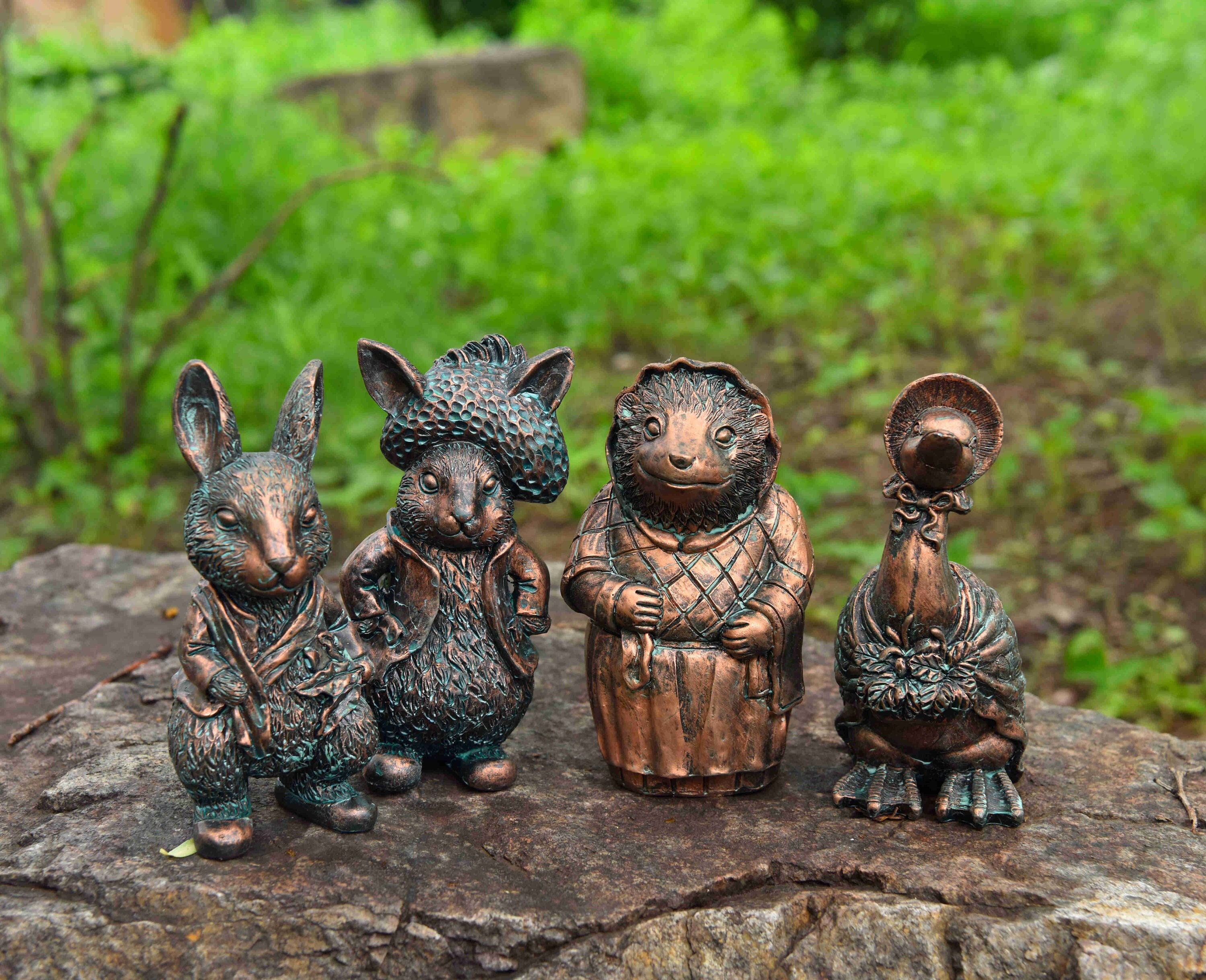 Beatrix Potter Fairy Tale Statue Outdoor Garden Decor Garden Ornament