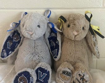Custom College Bunny - Add On’s Available!