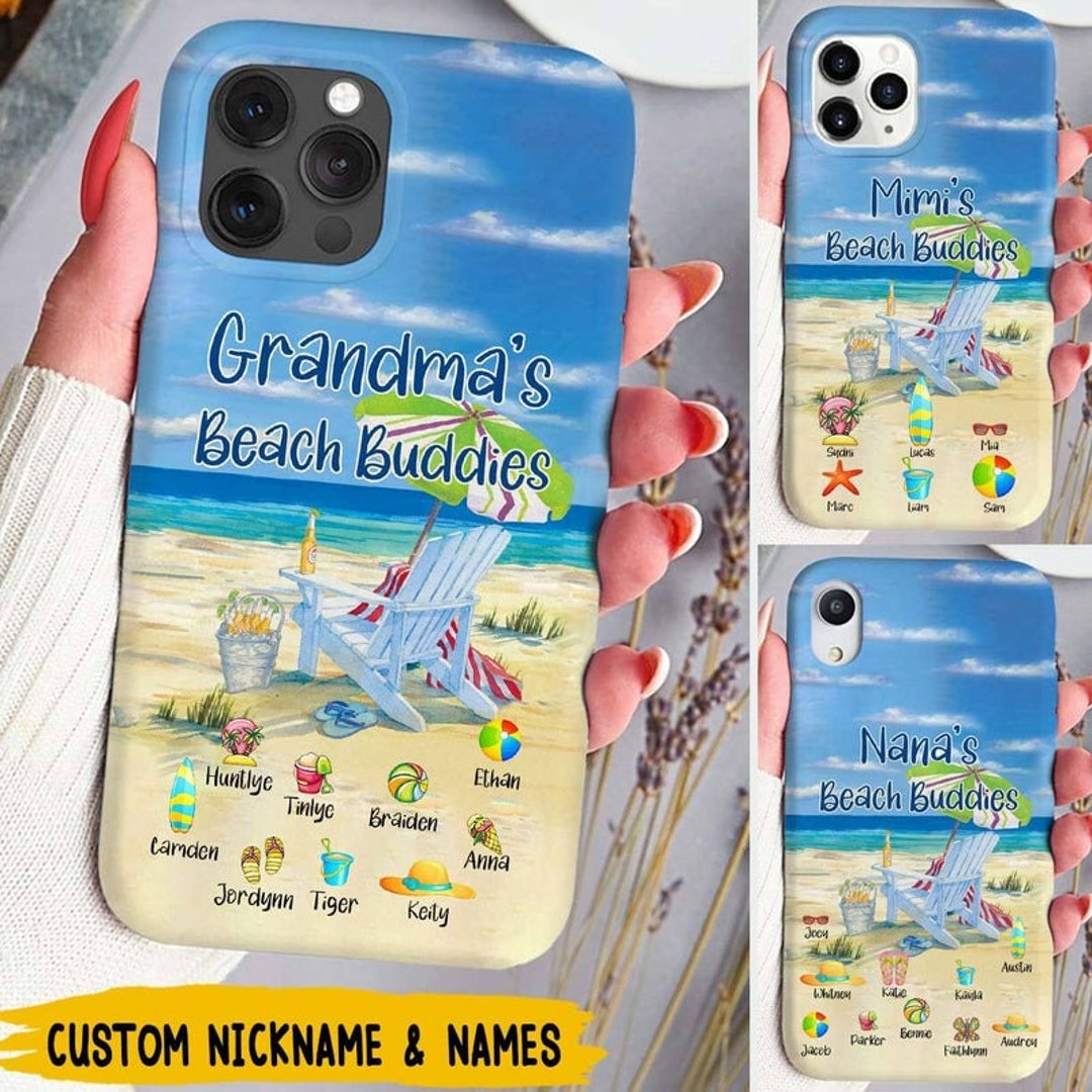 Grandma's Beach Buddies Gift for Grandma Mom Kids on Birthday Mother's ...