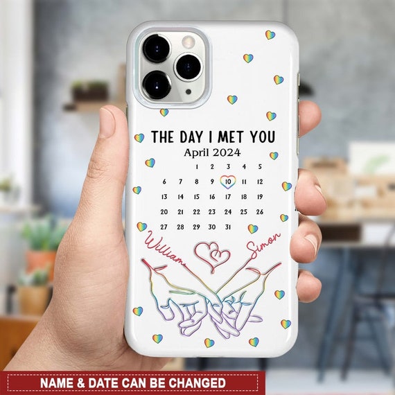 Custom Photo Calendar The Day Our Journey Began Phone
