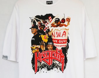 1990 N.W.A Ruthless Record Tシャツ L USA製 1990 N.W.A Ruthless Record Tシャツ L USA製