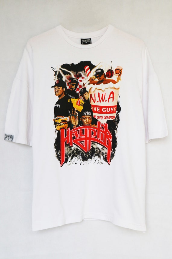 NWA T Shirt - Five Guys Straight Outta Compton - Etsy
