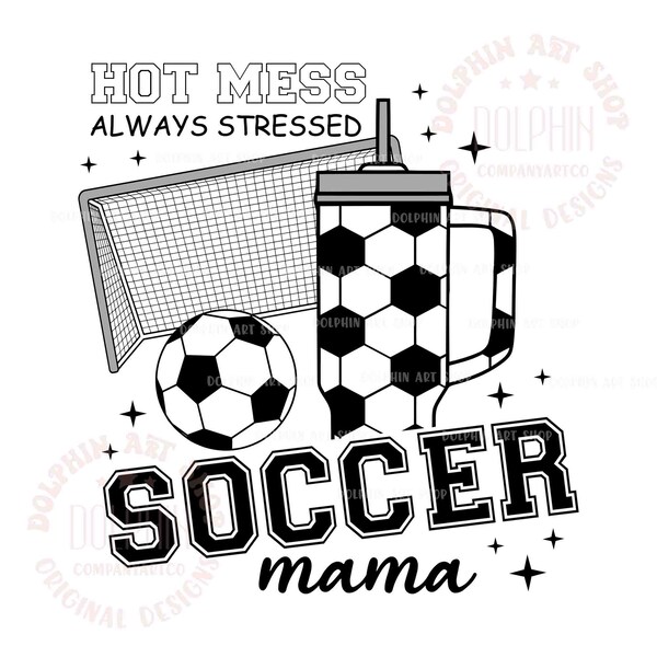 Voetbal Mama hete puinhoop altijd benadrukt SVG, voetbalshirt SVG, voetbalmoeder SVG, voetbal SVG, sportshirt SVG, voetbalshirt SVG, digitale download