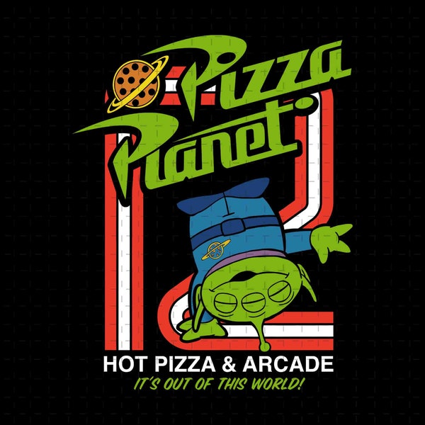 Pizza Green Aliens PNG, Story About Toys Png, Green Aliens Png, Foods And Drinks Png, Pizza Box Party, Pizza Restaurant, Digital Download