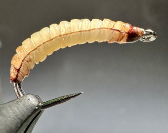 Realistic Wax Worm fly