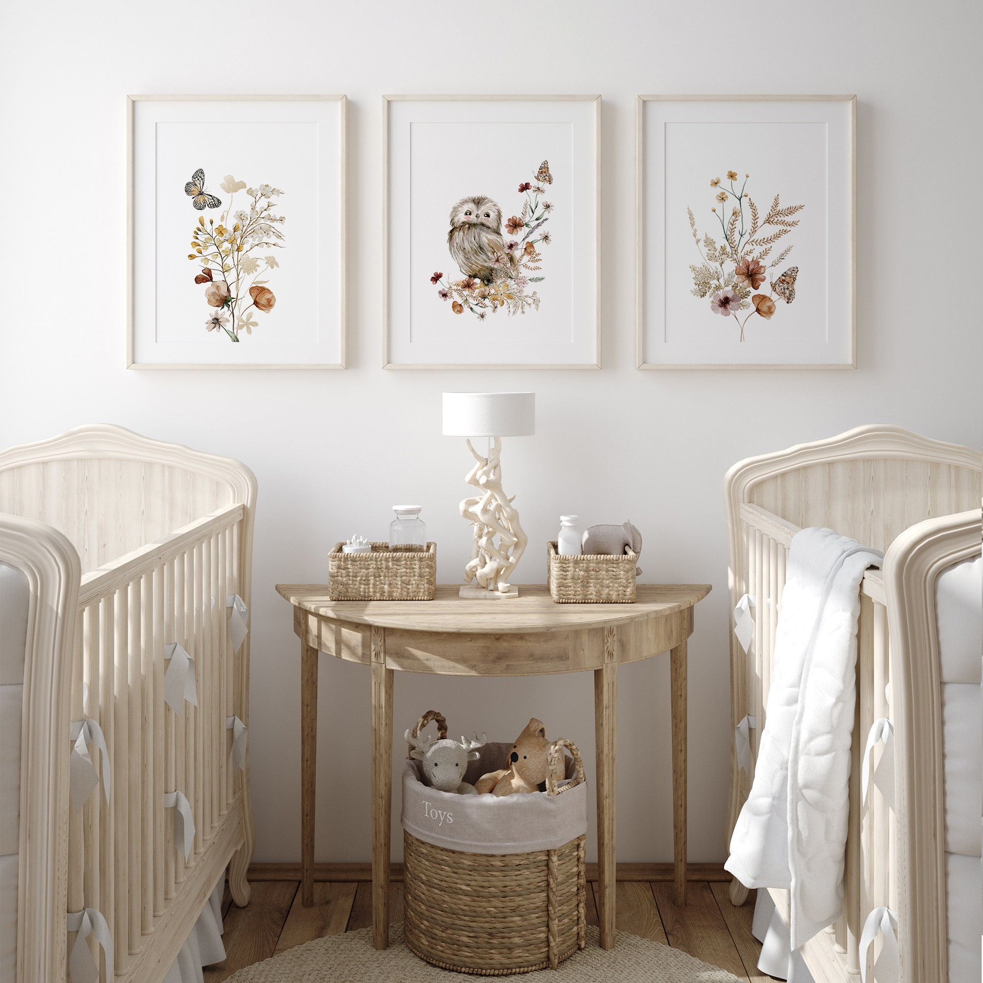 Owl Nursery Prints, Owl Nursery Wall Art, Owl Nursery Decor, Boho ...