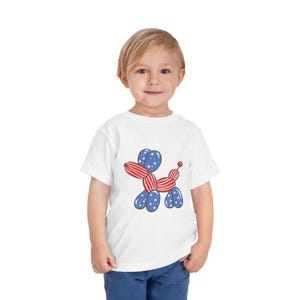Toddler Balloon Dog Tee - Fun Summer Outfit