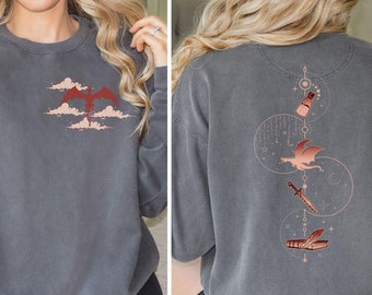 Dragon Rider Sweatshirt: Fourth Wing Comfort Colors Romantasy