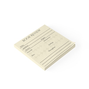 Book Review Post-it Note Pad: 3x3 Mini Book Tracker image 7
