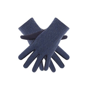 Gants coupe-vent thermiques Hommes Chaud Hiver Doux Gants dhiver authentiques Gants froids adultes Most Fit UK Taille unique Navy & Black