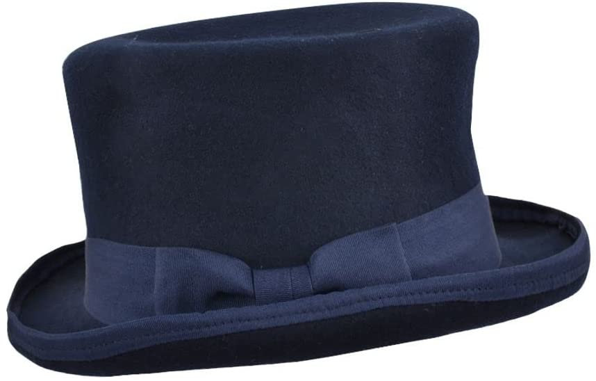 Mens Wool Crushable Top Hat Women's Fedora Felt Soft Ribbon Band Bow ...