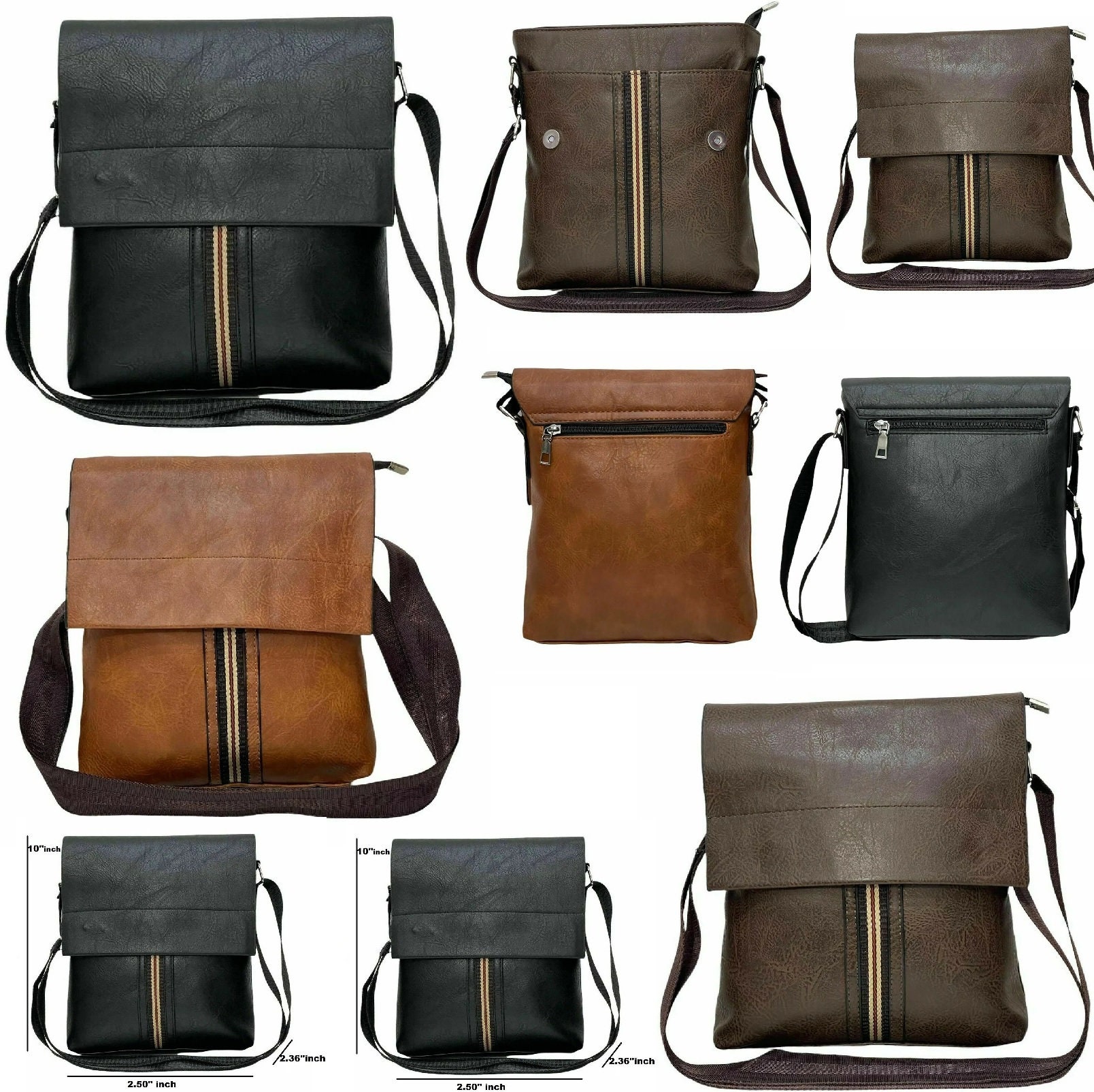 PU Leather Chest Bags Shoulder Messenger Bags for Women High