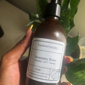 Rosemary Hair Rinse Best Natural Shampoo With Pump Volumizing Clarifying Amla Wash Sulphate Free Cruelty Free Apple Cider Vinegar Nice Scent