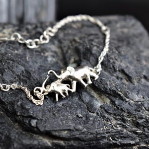 925 Silver Elephant Bracelet Silver Elephant Charm Jewelry Lucky Bracelet Argento Armband Elephant Jewelry Armband Animal Bracelet