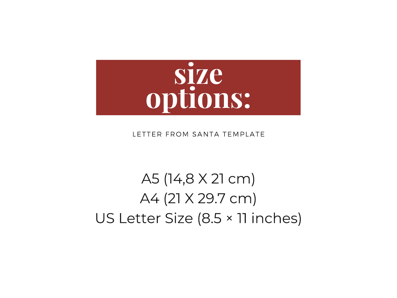 Letter From Santa Santa Letter Template Santa Mail Personalized 