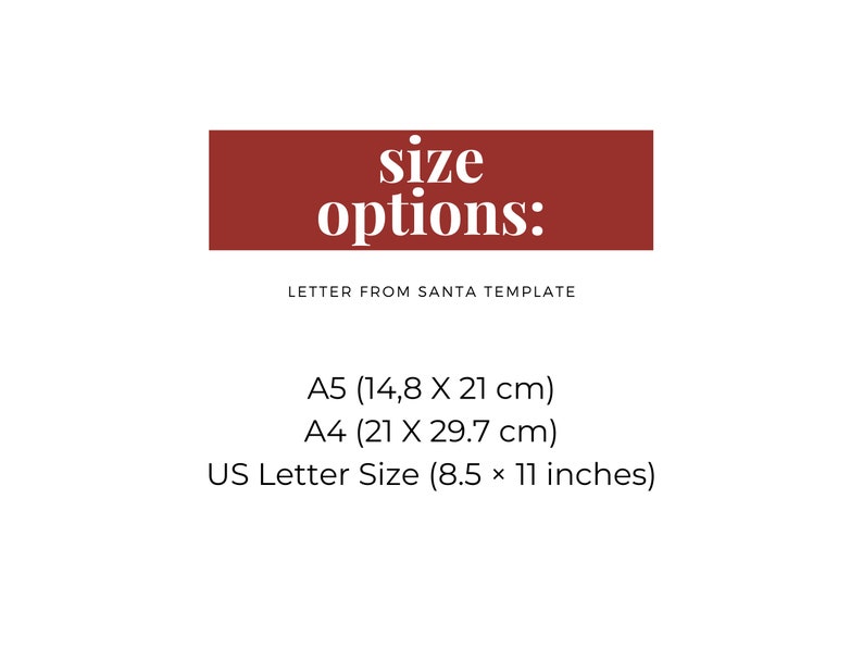 Letter From Santa Santa Letter Template Santa Mail Personalized 