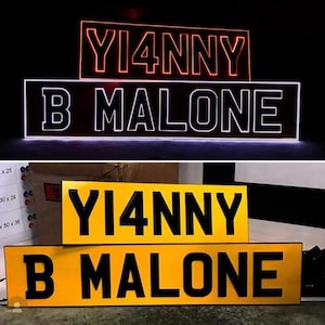 Personalised LED Plate