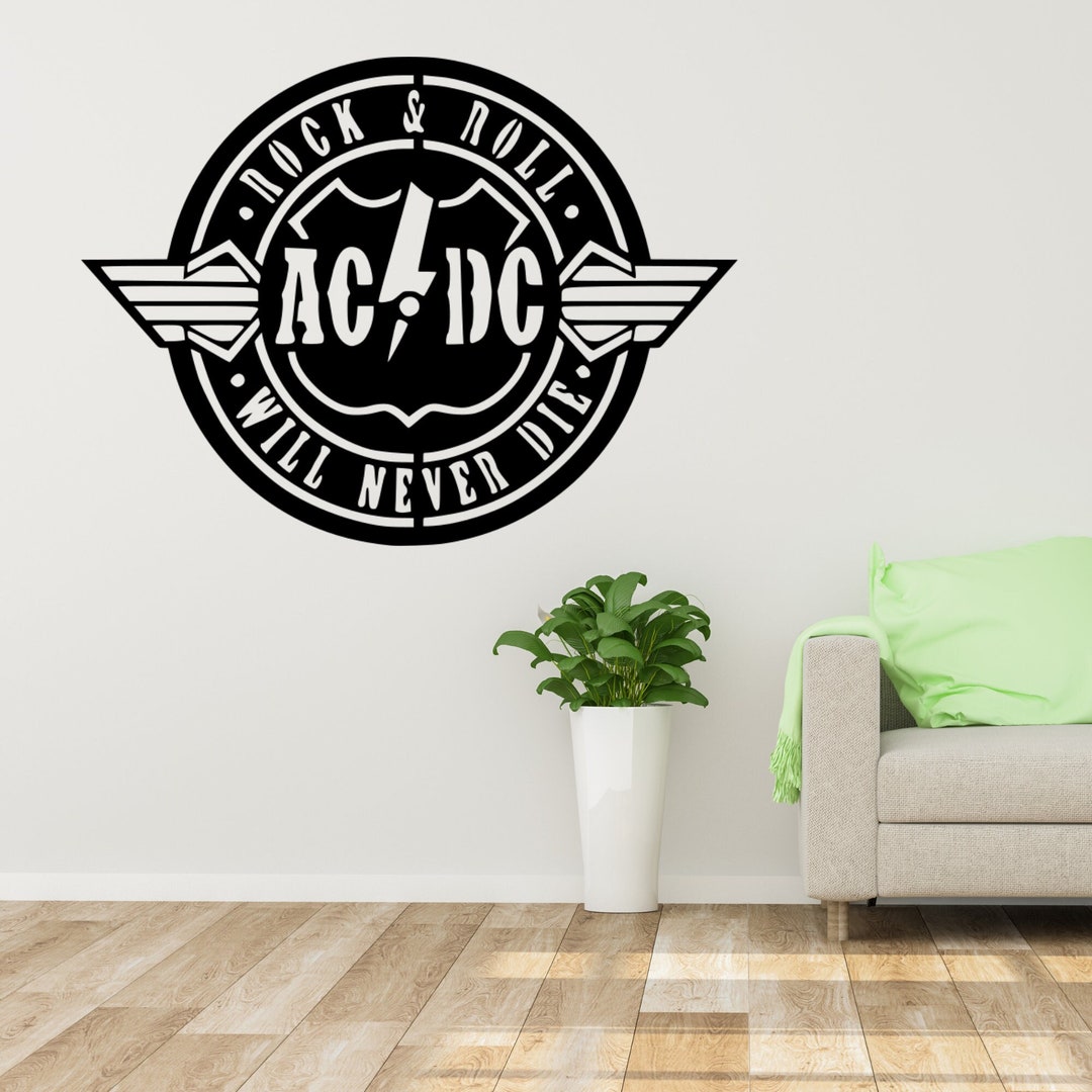 AC/DC , CNC Plasma, Waterjet, Laser, Dxf, Svg and Png File. - Etsy ...