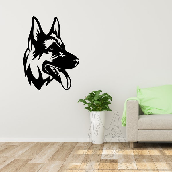 Dog Wall Decor  Svg Cut File, Animal dxf files, Dog Cut File, Wall Art Dxf, Laser Cut Files , Dog Wall Decor