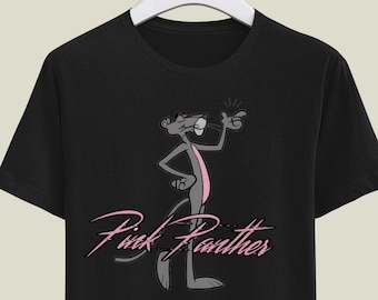 Tシャツ・カットソー PANTHER LADY T-SHIRT Pink Panther T-shirt - Etsy