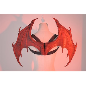 Demon Wings, PU Red Demon Wings, Black Demon Wings, Halloween Gift, Halloween Costume Wings, Bat Wings, Cosplay wings, Dragon Wings.