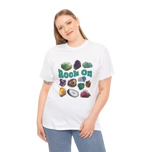 Rocks, Rock Lover Tee, shirt geologie, geoloog, rock on, cadeau voor geoloog, shirt rockliefhebber, shirt cool rock, uniseks zwaar katoenen T-shirt