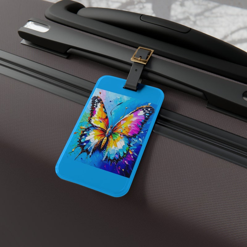 BUTTERFLY CUSTOMISABLE LUGGAGE TAG