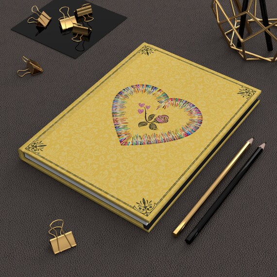 Victorian, Journal, Vintage Style Notebook, Diary, Heart