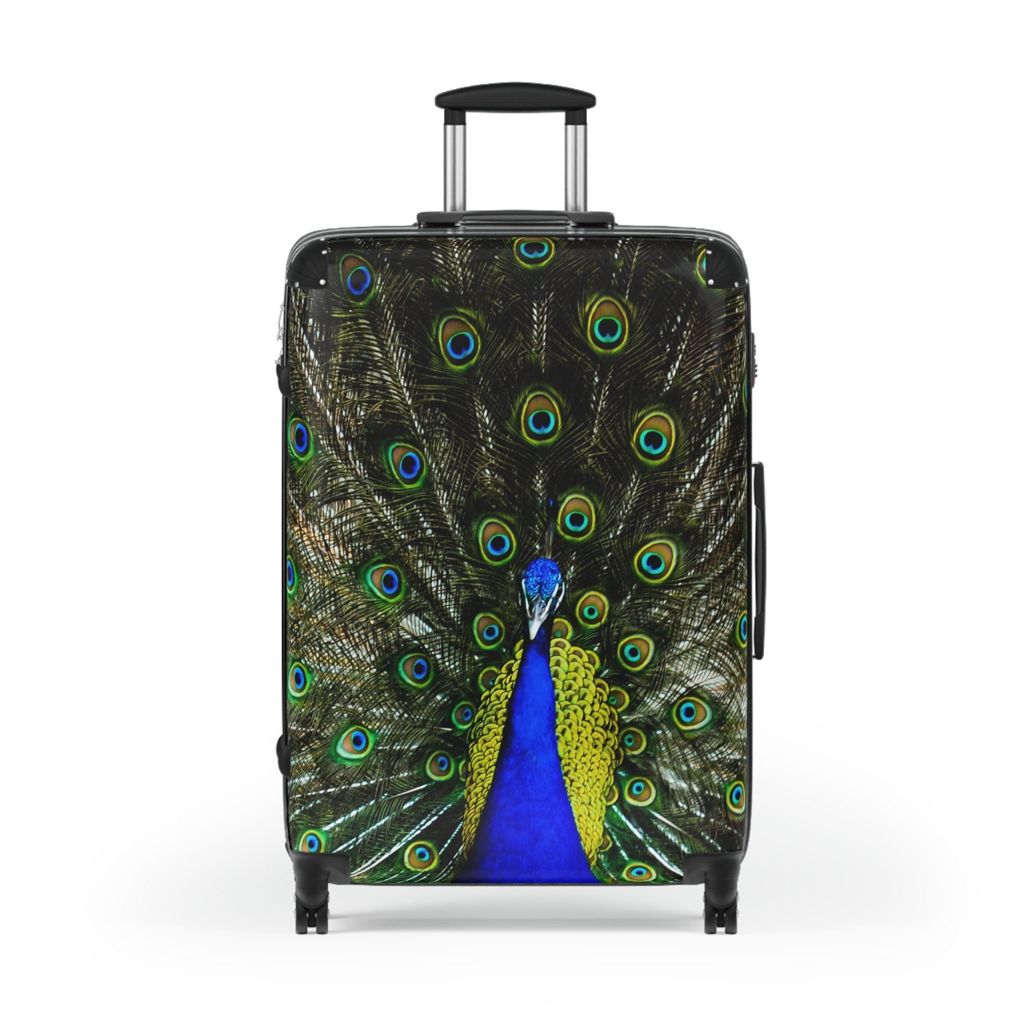 Peacock Lover Suitcase, Vacation Suitcase
