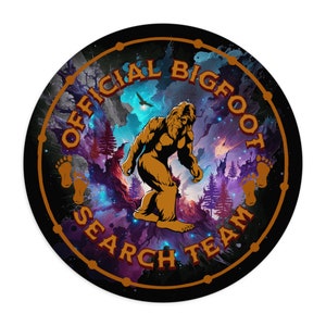 Tapis de souris Bigfoot, Tapis de souris Sasquatch, Bigfoot Lover, Sasquatch Lover, Équipe officielle de recherche Bigfoot, Cadeau pour lui, Cadeau pour elle,