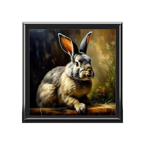 Lapin, lapin mignon, amoureux des lapins, cadeau pour un ami, accessoires, bijoux, décoration d&#39;intérieur, souvenir, cadeau, boîte à bijoux