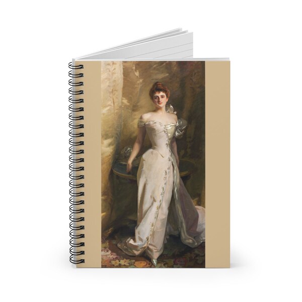 Vintage, Victorian Women, Vintage Style , Diary, Special Gift, Notebook, Journal, Gift for Friend, Spiral Notebook - Ruled Line