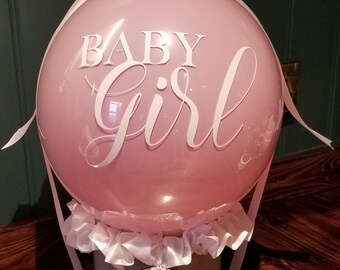 Baby Gift Balloon, Newborn Gift, Baby Girl Gift, Welcome to the World ...