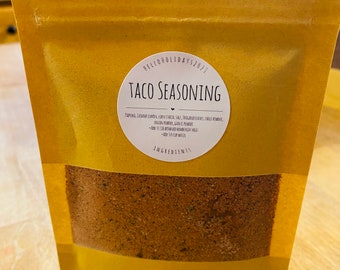 Taco Seasoning! Please read description! 2oz is the perfect amount to add to 1LB of cooked hamburger!