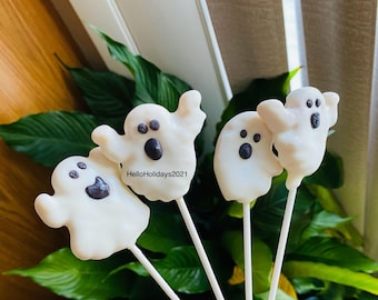 Ghost Cake Pops! Sold by the Dozen! Vanilla Flavored! Heat Sensitive! Read messages for updates!