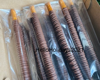 1 Dozen Chocolate Covered Pretzels- HEAT SENSITIVE! Please read messages for delivery updates!