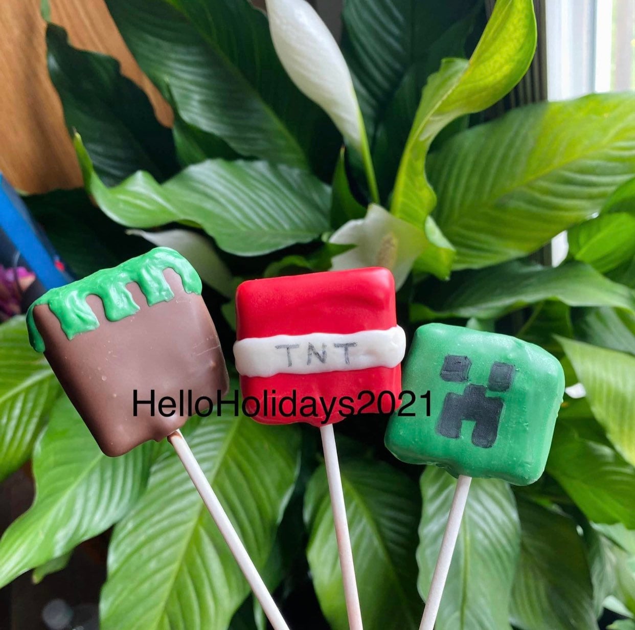 Creeper Sugar Figurine Topper
