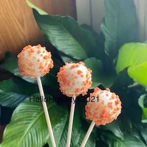 Strawberry Crunch Cake Pops! Dipped in Almond Bark Chocolate! Sold by the Dozen! HEAT SENSITIVE! Please read messages for delivery updates!