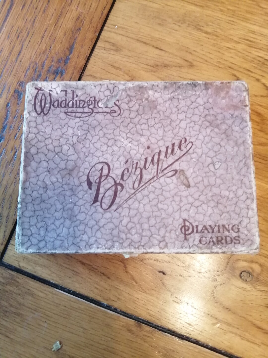 Vintage Bezique Card Game Etsy