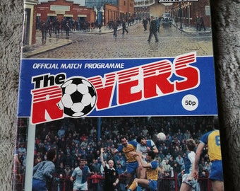 Blackburn Rovers contre le programme du comté de Derby 1987