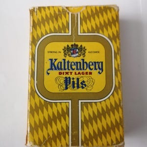 Cartas de baralho Kaltenberg vintage, década de 1990