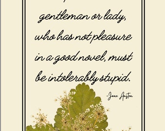Jane Austen Novel Quote