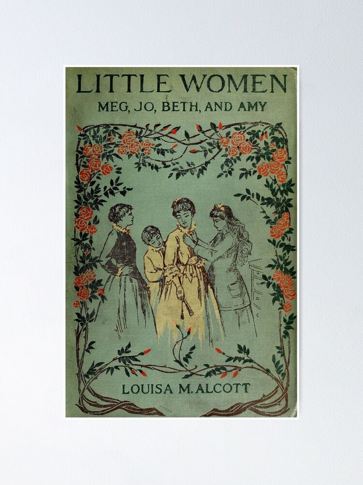 Little Women Book Cover Art Print Classic Book Lover Art Etsy Australia