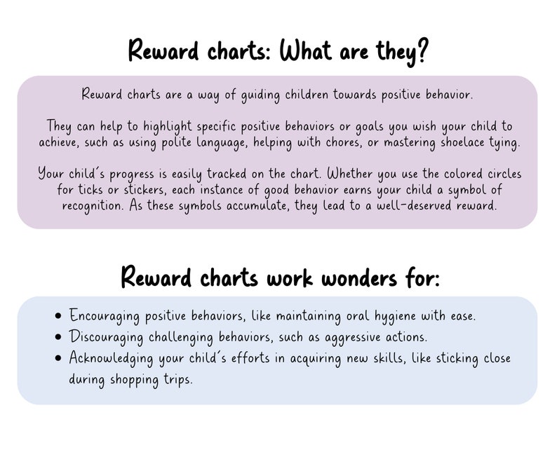 Reward Chart for Toddlers and Kids, Printable Rainbow Chore Poster ...