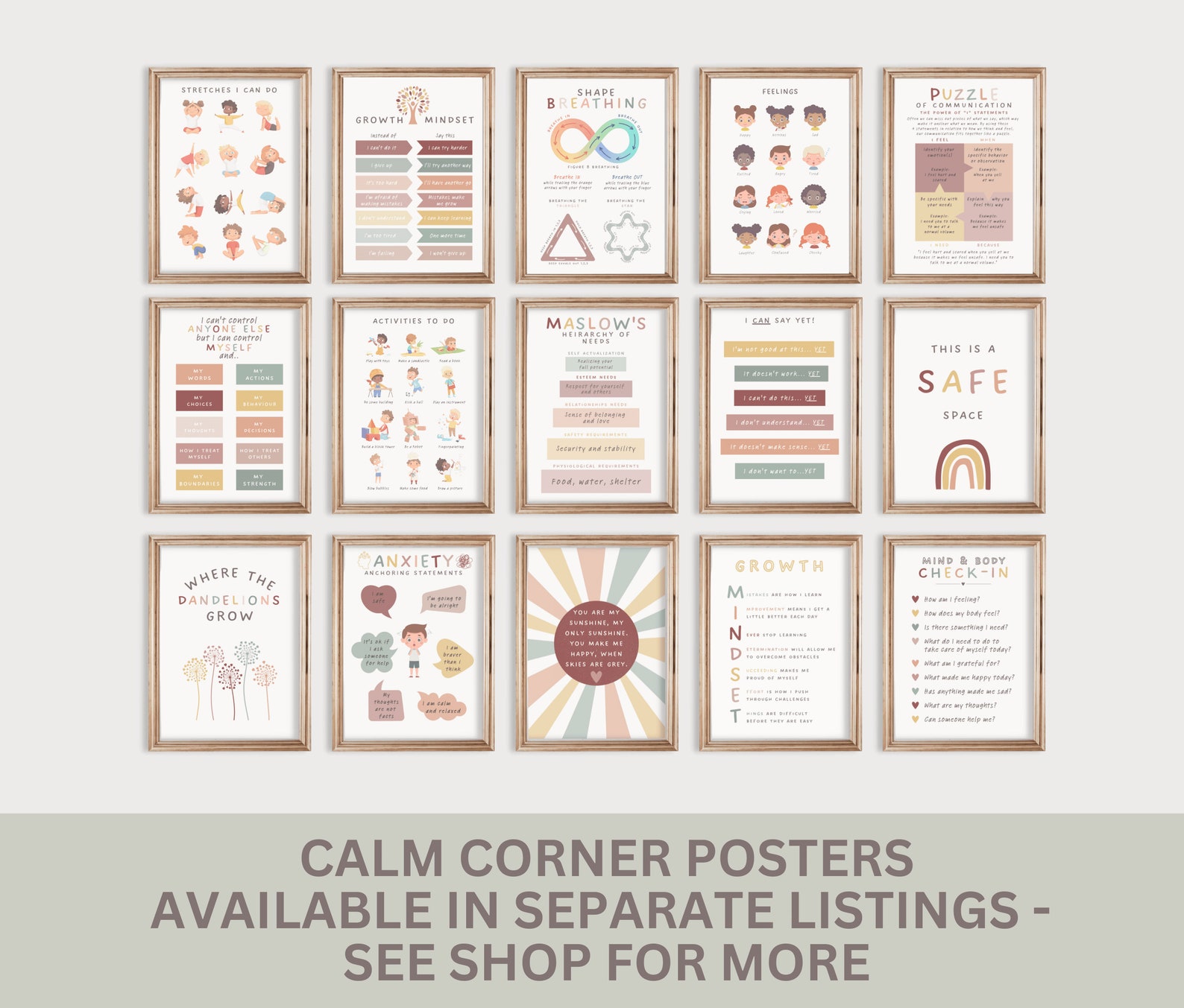 Finger Tracing Flashcards and Breathing Exercise Calm Down Cards and ...