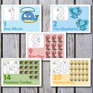 Alphabet & Number Tracing Flashcards: Preschool Printable (Digital Download) image 4