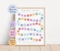 Reward Star Chart for Toddlers and Kids, Printable Rainbow Chore Poster, Instant Download