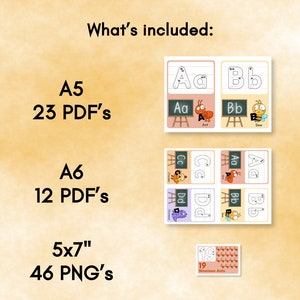 Alphabet & Number Tracing Flashcards: Preschool Printable (Digital Download) image 7
