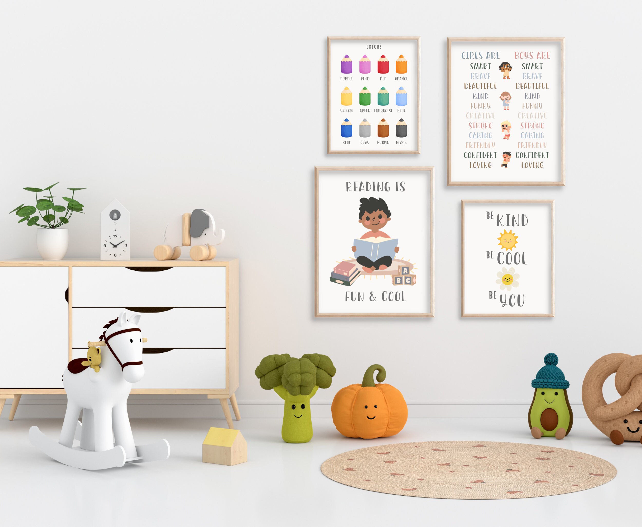 30 Toddler and Child Educational Posters Classroom Decor - Etsy